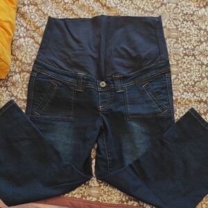 Dark Blue Flare & Wide Leg Jeans